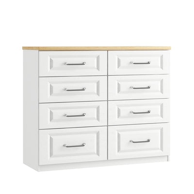 Sorrento 8 Drawer Twin Chest (inc. two deep drawers)