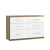 Catania 6 Drawer Twin Chest (inc. two deep drawers)