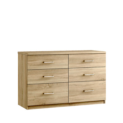 Modena 6 Drawer Twin Chest (inc. two deep drawers)