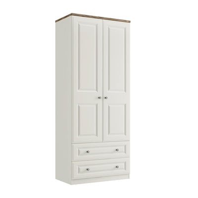 Naples Double XL Tall 2 Drawer Gents Robe ( With one deep drawer)