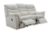 G Plan Malvern Manual Recliner 3 Seater Sofa (2 cushion)