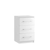Roma 3 Drawer Bedside Chest
