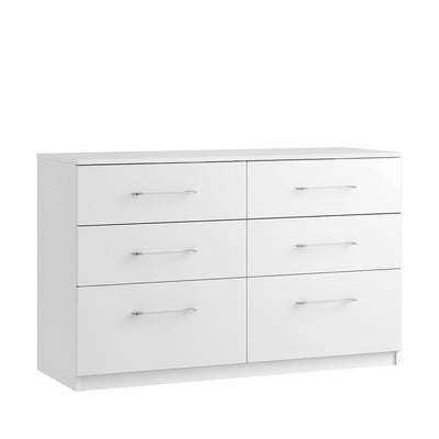 Roma 6 Drawer Twin Chest (inc. two deep drawers)