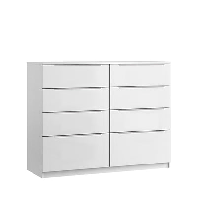 Genoa 8 Drawer Twin Chest (inc. two deep drawers)
